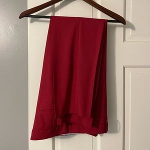 Theory Good Wool Treeca Pant in Crimson Red size 10